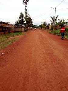 This is the road that our Peace Corps hub site is on